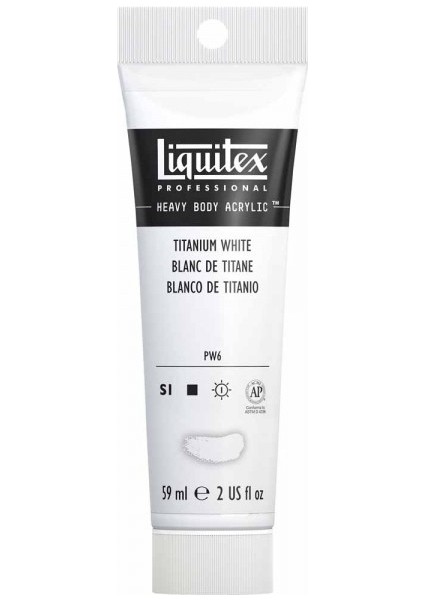 Professional Heavy Body Akrilik Boya 59 ml Titanyum Beyaz 432 S1