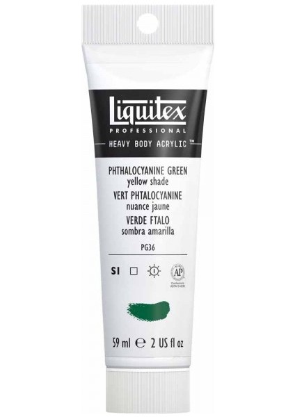 Professional Heavy Body Akrilik Boya 59 ml Ftalosiyanin Yeşil Sarı Gölge