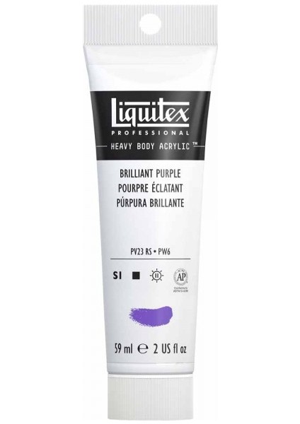 Professional Heavy Body Akrilik Boya 59 ml Brilliant Purple 590 S1