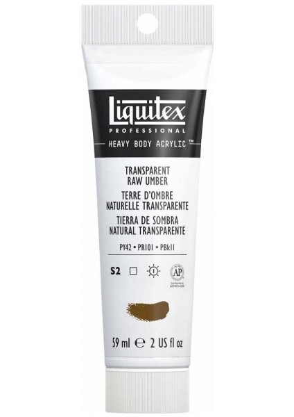 Professional Heavy Body Akrilik Boya 59 ml Şeffaf Raw Umber 333 S2