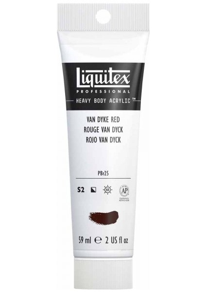 Professional Heavy Body Akrilik Boya 59 ml Van Dyke Red 392 S2