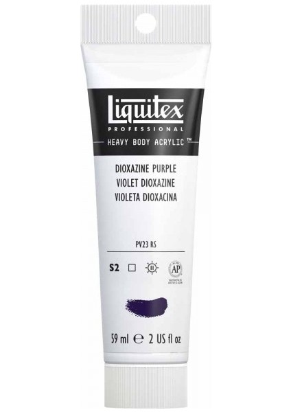 Professional Heavy Body Akrilik Boya 59 ml Dioxazine Purple 186 S2