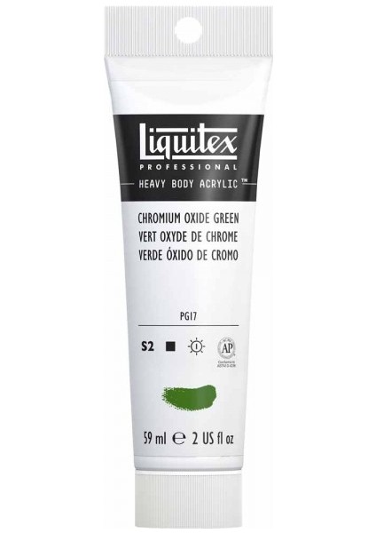 Professional Heavy Body Akrilik Boya 59 ml Chromium Oxide Green 166 S2