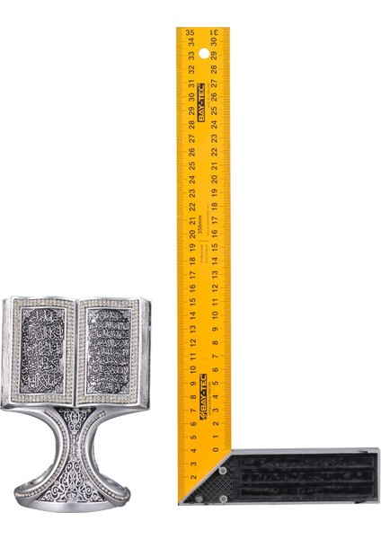 Nakkaş Kitap Boytu (Orta Boy Gümüş Ayet-El Kürsi ve Nazar) indirimleri