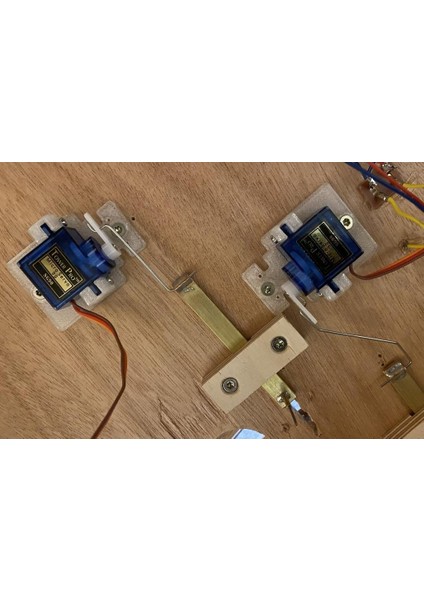 Unterflur Weichenantrieb SG90 Servo - Yer Noktası Makinesi Plastik Aparat