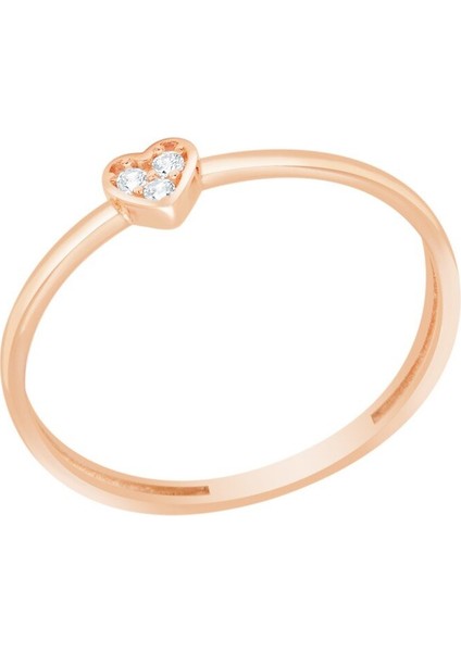 Pembe Altın 14 Ayar Geometrik Yüzük fiyatları