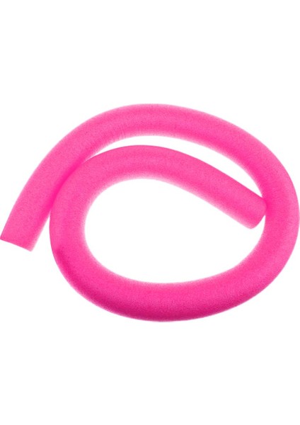 Esnek Yüzme Havuzu Noodle Hollow Köpük Çocuk Yetişkin Şamandıra Yüzmek Yardım Pembe