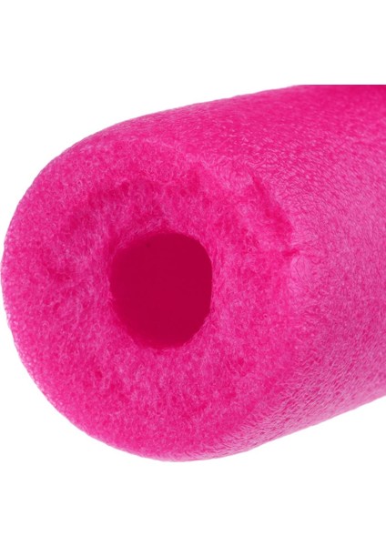 Esnek Yüzme Havuzu Noodle Hollow Köpük Çocuk Yetişkin Şamandıra Yüzmek Yardım Pembe