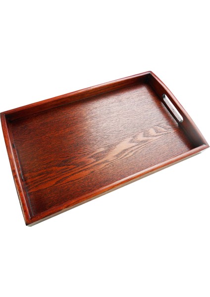 Dekupaj Boyutları Için Düz Ahşap Ahşap Servis Tepsisi E 30X20X3.5CM