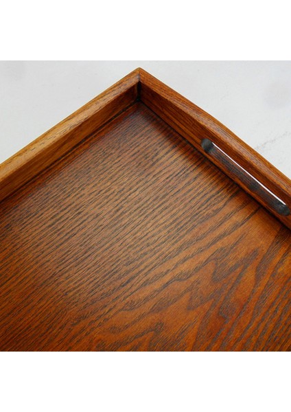 Dekupaj Boyutları Için Düz Ahşap Ahşap Servis Tepsisi E 30X20X3.5CM