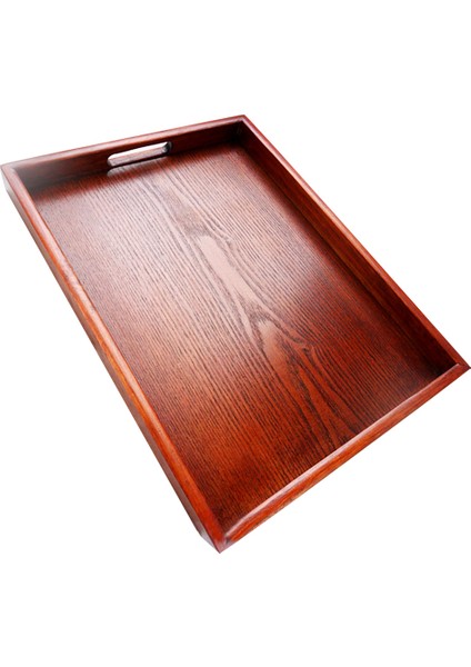 Dekupaj Boyutları Için Düz Ahşap Ahşap Servis Tepsisi E 30X20X3.5CM