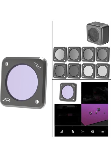Filtre Optik Çok Dayanıklı Djı Action 2 Video Kameralar Fotoğraf Lensleri Nigh Anti Işık Zarar indirimleri