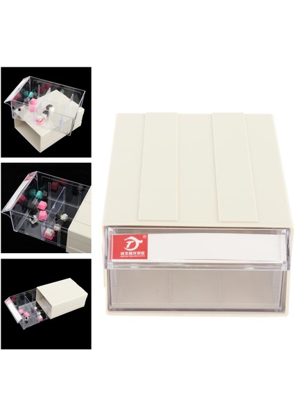 Modüler Çekmece Organizatör Depolama Makyaj Makyaj Bineleri Yatak Odası Banyo Temizle Gri 180X95X50MM fiyatları
