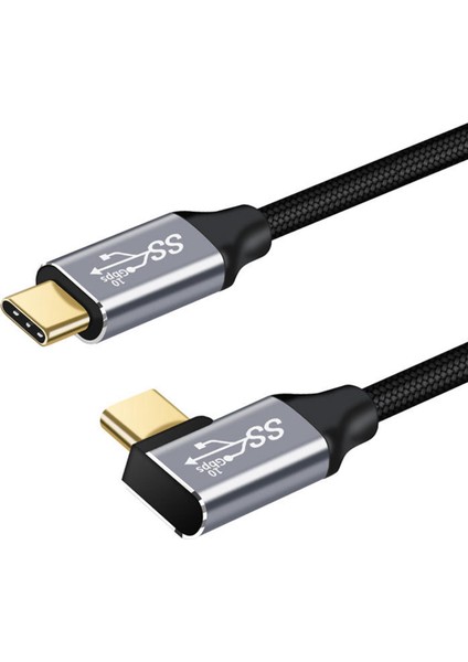 USB C Uzatma Kablosu 100 W Gen2 5A 20V USB 3.1 Pd Dizüstü Bilgisayarlar Için Hızlı Şarj 1 M