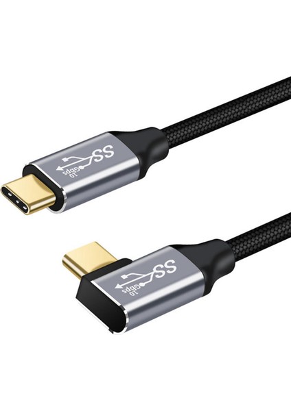 USB C Uzatma Kablosu 100 W Gen2 5A 20V USB 3.1 Pd Dizüstü Bilgisayarlar Için Hızlı Şarj 2m