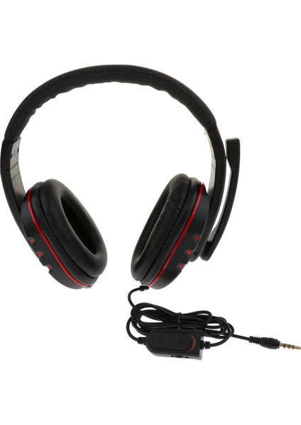 Stereo Kablolu Kulaklık Oyun Çift Kulak Kulaklık Sony Ps4 Laptop Için Mic ile fiyatları
