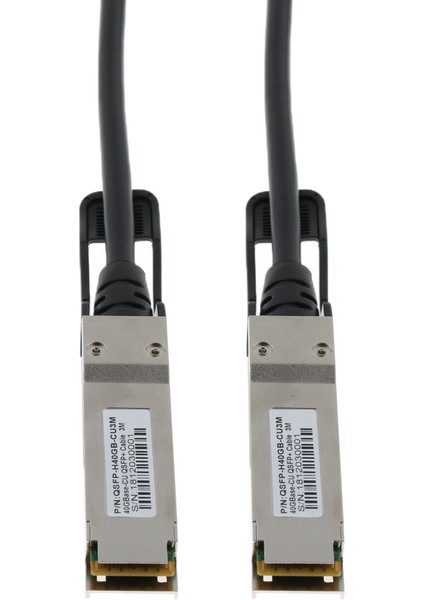 9.8ft Qsfp + SFF8436 Qsfp + SFF8436 Ethernet Bakır Kablo Breakout Splitter 3 Metre