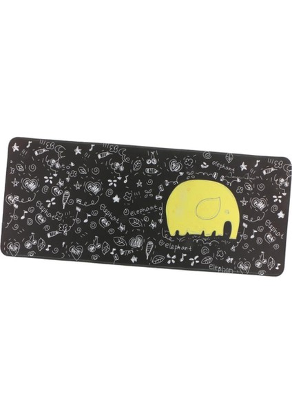 Su Geçirmez 3mm Ultra Kalın Büyük Oyun Mouse Pad Kauçuk Alt Klavye Mat - Açıklandığı Gibi, 700X300X3MM
