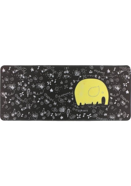 Su Geçirmez 3mm Ultra Kalın Büyük Oyun Mouse Pad Kauçuk Alt Klavye Mat - Açıklandığı Gibi, 700X300X3MM fiyatları