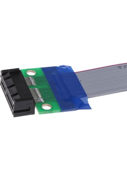 Pcıe 1x Pcı-E Pcı Express 1x Yükseltici Kart ile Esnek Şerit Kablo Kablosu 30CM fırsatları