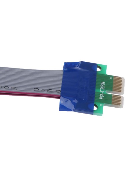 Pcıe 1x Pcı-E Pcı Express 1x Yükseltici Kart ile Esnek Şerit Kablo Kablosu 30CM indirimleri