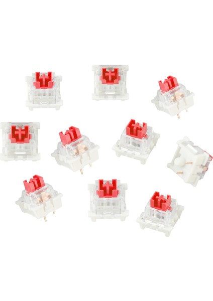 3pin Mekanik Klavye Anahtarları Rgb LED Smd Oyun Klavye Acemi Toz Geçirmez Kırmızı(Yurt Dışından)