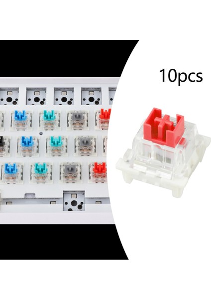3pin Mekanik Klavye Anahtarları Rgb LED Smd Oyun Klavye Acemi Toz Geçirmez Kırmızı(Yurt Dışından) indirimleri