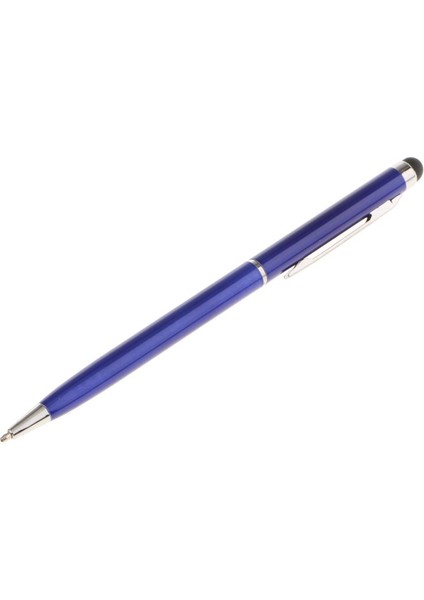 Telefon Tablet Konsolu Için Yedek Dokunmatik Ekran Metal Stylus Kalem - Mavi