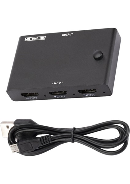 3 1 Out HDMI Anahtarı 4 K 2 K 3D Splitter Seçici Için Pc Yangın Sopa 4K Hdtv fiyatları