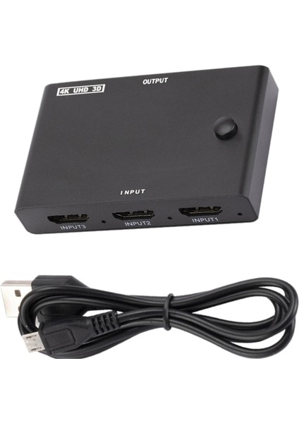 3 1 Out HDMI Anahtarı 4 K 2 K 3D Splitter Seçici Için Pc Yangın Sopa 4K Hdtv modelleri
