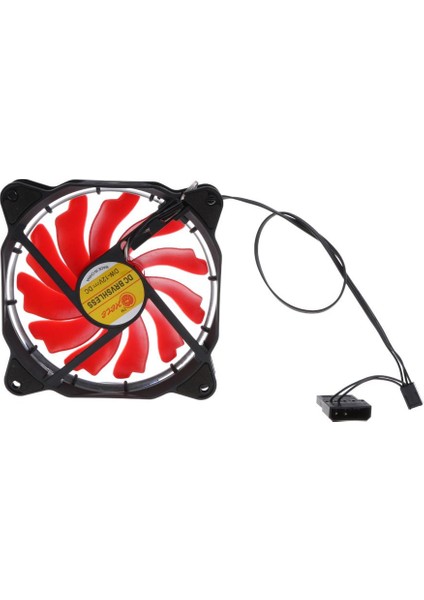12 cm LED Su Soğutmalı Güneş Işık Sessiz Bilgisayar Kasası Fan Kırmızı(Yurt Dışından) fiyatları