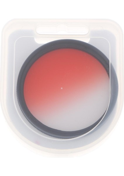 2 Adet 52MM Daire Mezun Kademeli Nd Lens Filtreler Dslr Için Yeşil ve Kırmızı