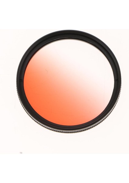 2 Adet 52MM Daire Mezun Kademeli Nd Lens Filtreler Dslr Için Yeşil ve Kırmızı