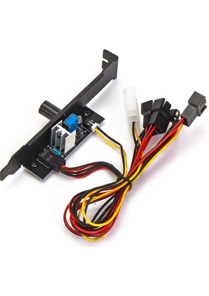 2x 3 Kanallar Pc Soğutma Fanı Hız Kontrol Cihazı Valisi Için Cpu Durumda HDD Ddr VGA
