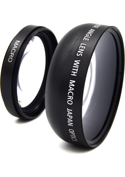 Hd 49MM 0.45X Geniş Açılı Lens Sahne Kamera Filmi Fotoğrafı Için Çekim