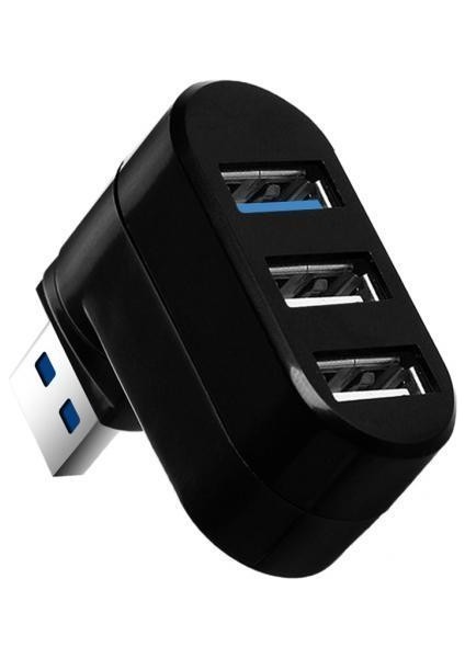 2x 3ports USB 3.0 USB 2.0 Hub Adaptörü USB Hub Splitter Air Pro Pc Siyah Için