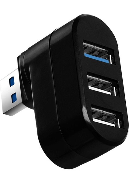 2x 3ports USB 3.0 USB 2.0 Hub Adaptörü USB Hub Splitter Air Pro Pc Siyah Için