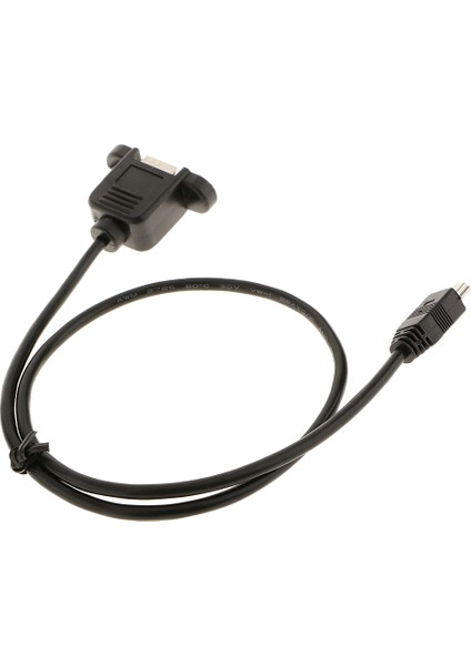Mini USB 5pin Erkek USB 2.0 B Kadın Yazıcı Paneli Dağı Kablosu