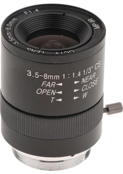 1/3 "cs Montaj 3.5-8mm F1.4 Manuel Iris Yakınlaştırma Lensleri Için Cctv Endüstriyel Kamera