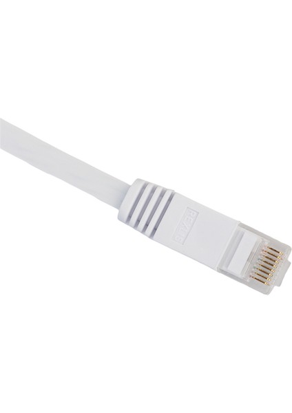 Cat 6 Ethernet Kablosu 25FT Düz Internet Ağı Yama Kablosu