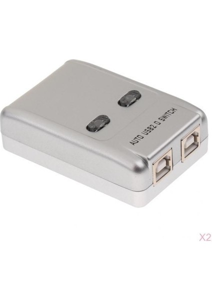 2 USB 2.0 Paylaşma Anahtarı Seçici 1'de 2 Çıkış Anahtarlayıcı Adaptörü Pc Yazıcı Için