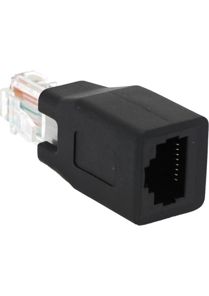 2x M / F Adaptörü Erkek Kadın Kablo Crossover Konnektör Bilgisayar Siyah Için