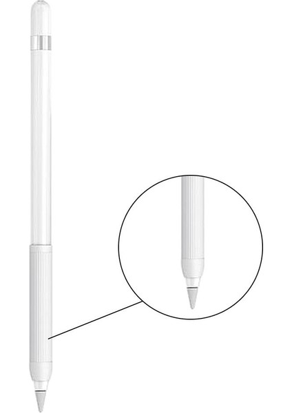 2x 1 Paket Elma Kalem 1 ve 2. Nesil Için Silikon Tutucu Kol modelleri