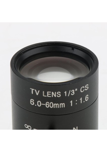 1/3 "6-60MM F1.6 Cs Montaj Manuel Iris Odak Varıfokal Cctv Kamera Lens