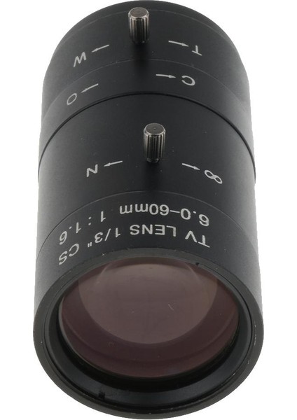 1/3 "6-60MM F1.6 Cs Montaj Manuel Iris Odak Varıfokal Cctv Kamera Lens