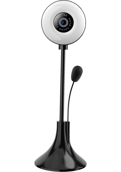 Webcam 4K 2.0 Gürültü Azaltma Ayarı Web Yayını Facetime Canlı Yayın 1080P Için