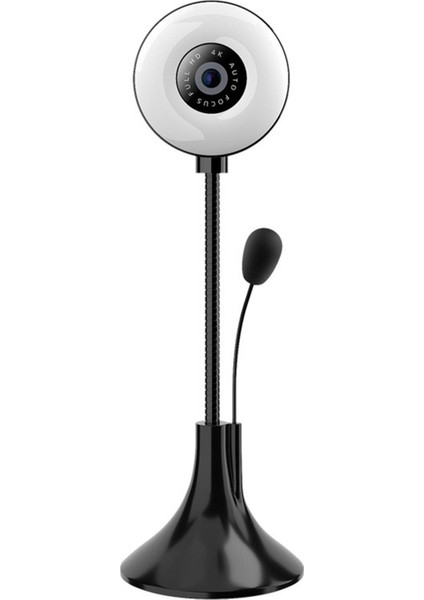 Webcam 4K 2.0 Gürültü Azaltma Ayarı Web Yayını Facetime Canlı Yayın 1080P Için