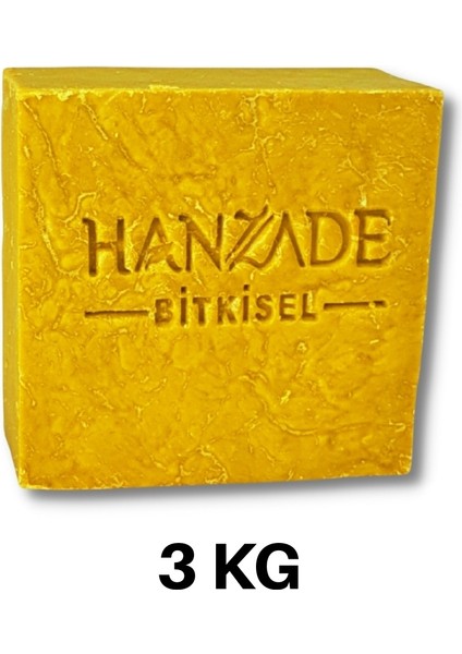 Hanzade Bitkisel Doğal El Yapımı Hatay Kükürtlü Sabun Kükürt Sabunu 3 Kg