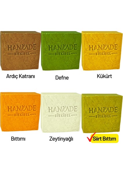 Hanzade Bitkisel Doğal El Yapımı Yeşil Siirt Bıttım Sabunu 3 Kg