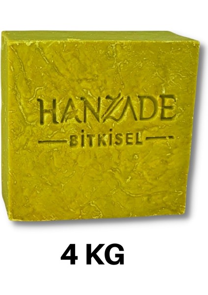 Hanzade Bitkisel Doğal El Yapımı Yeşil Siirt Bıttım Sabunu 4 Kg